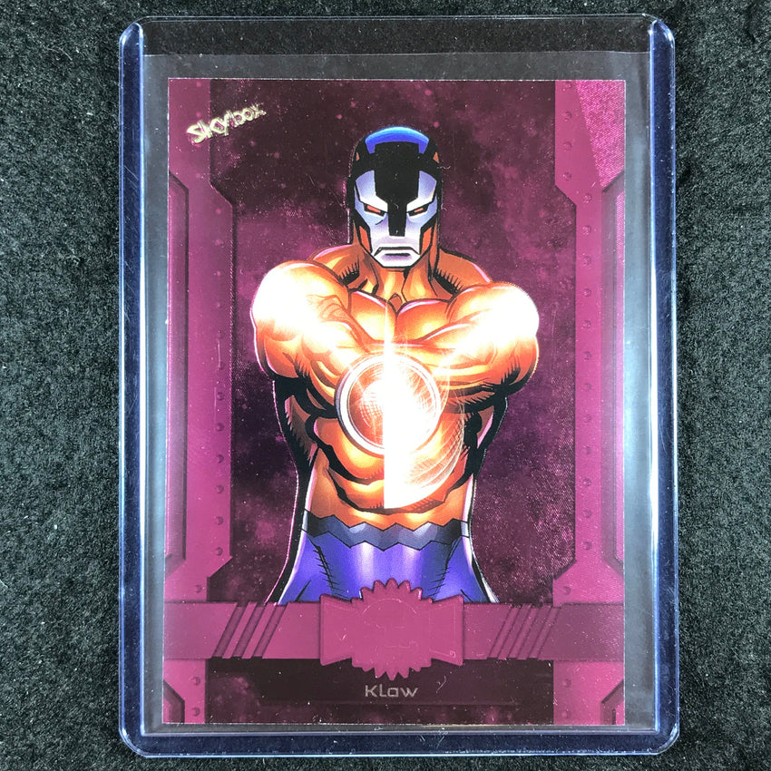 2024 Marvel Metal Universe Avengers KLAW Base Pink FX 68/75 #2