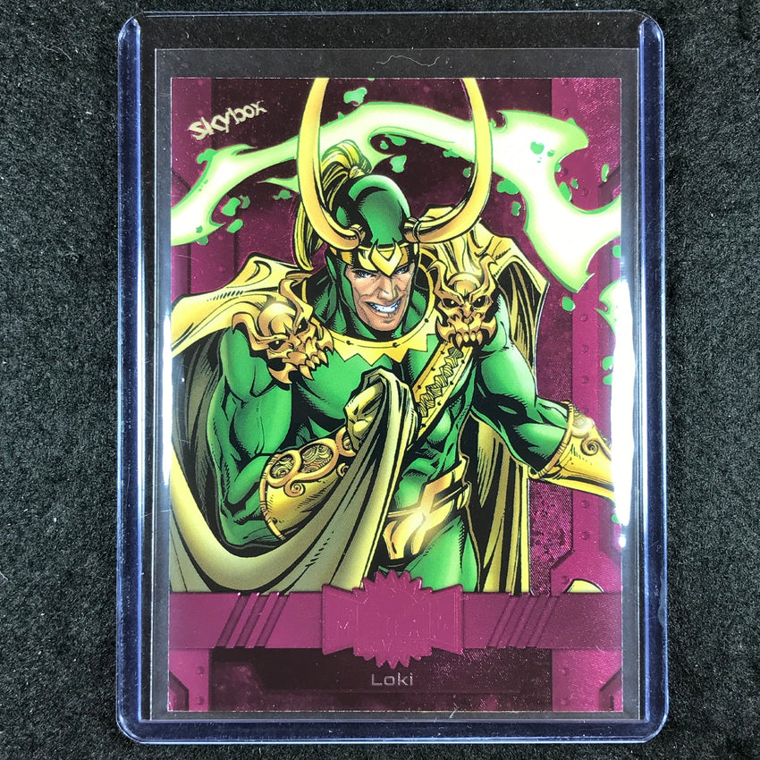 2024 Marvel Metal Universe Avengers LOKI Base Pink FX 15/75 #18