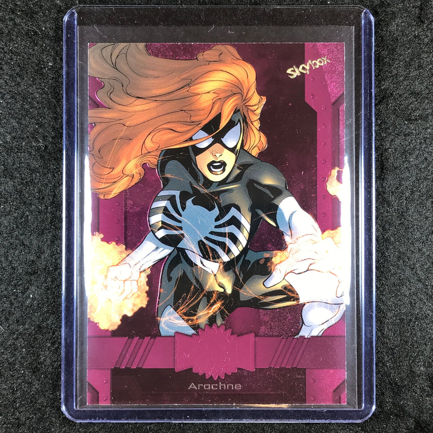 2024 Marvel Metal Universe Avengers ARACHNE Base Pink FX 68/75 #28