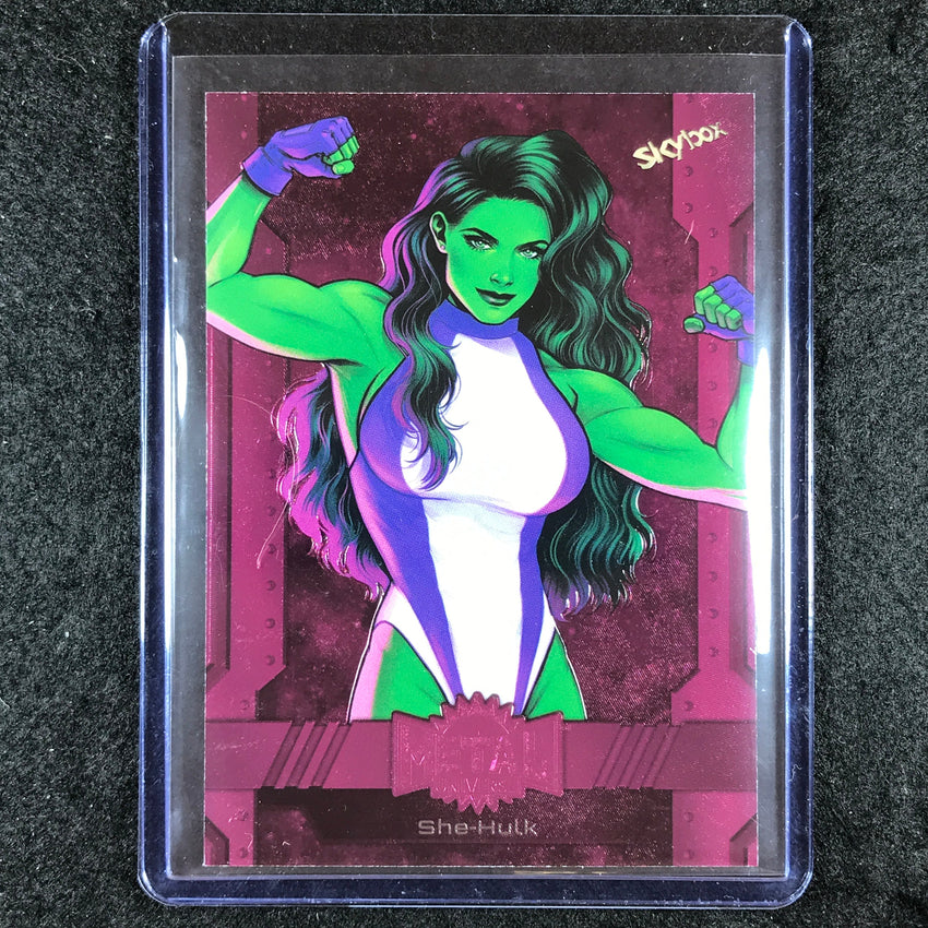 2024 Marvel Metal Universe Avengers SHE-HULK Base Pink FX 34/75 #77