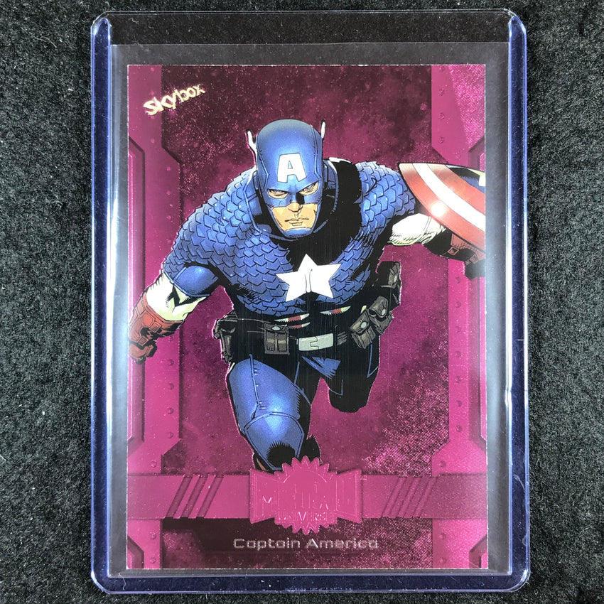 2024 Marvel Metal Universe Avengers CAPTAIN AMERICA Base Pink FX 73/75 #96