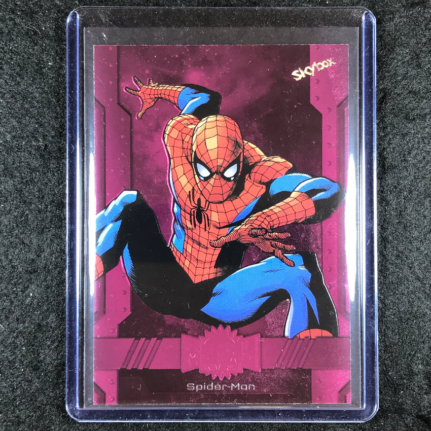 2024 Marvel Metal Universe Avengers SPIDER-MAN Base Pink FX 35/75 #100