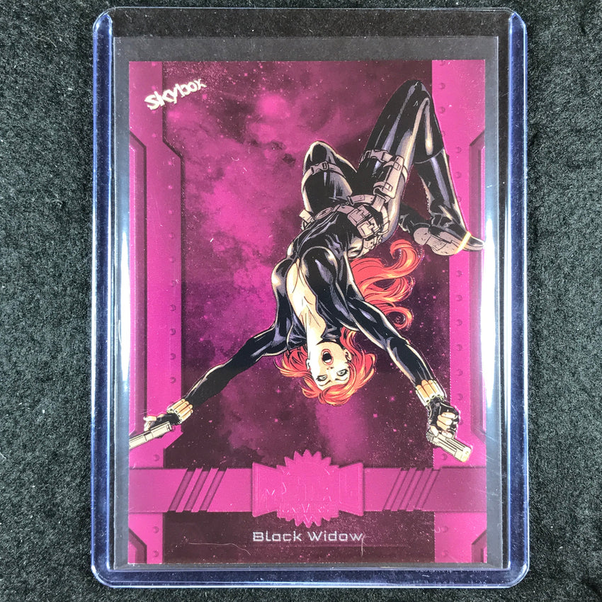 2024 Marvel Metal Universe Avengers BLACK WIDOW Base Pink FX 34/75 #113