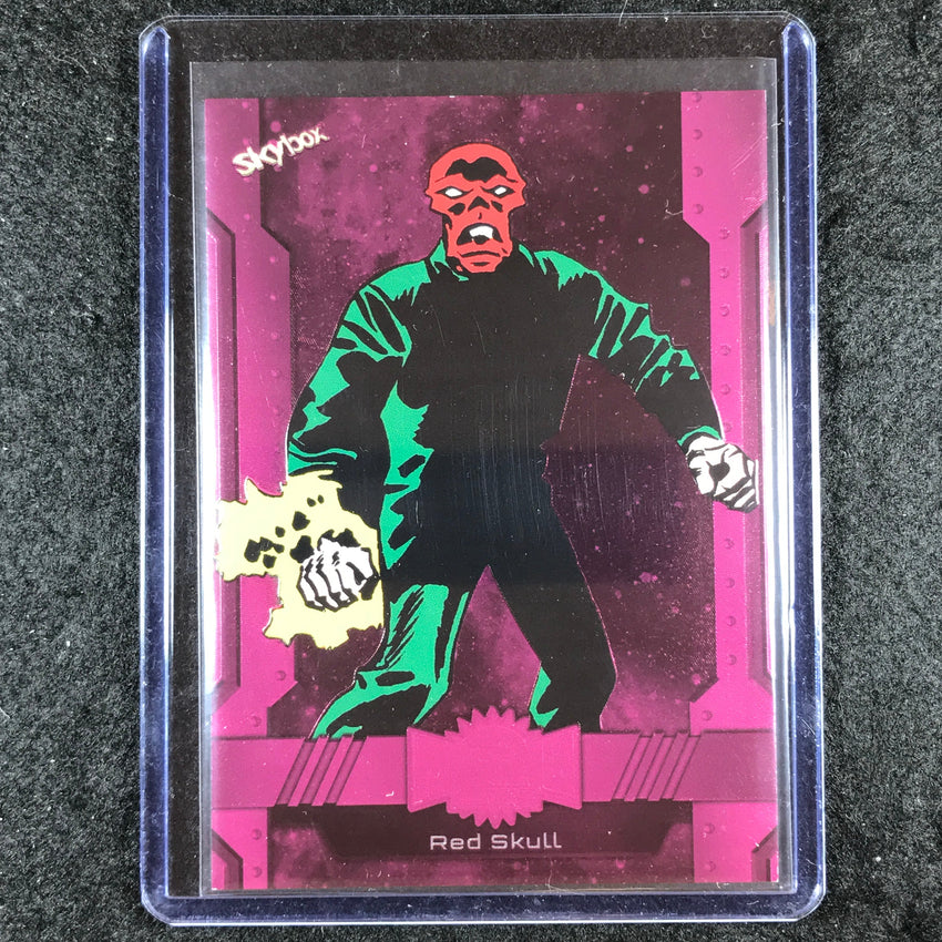 2024 Marvel Metal Universe Avengers RED SKULL Base Pink FX 24/75 #129