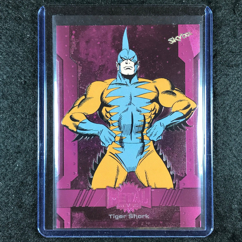 2024 Marvel Metal Universe Avengers TIGER SHARK Base Pink FX 47/75 #133