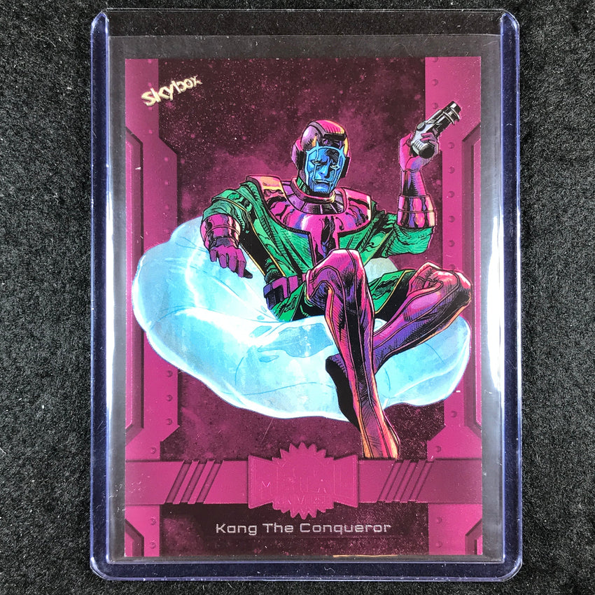 2024 Marvel Metal Universe Avengers KANG THE CONQUEROR Base Pink FX 52/75 #161