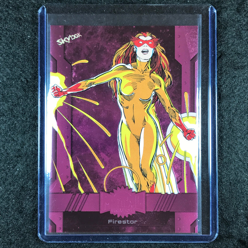 2024 Marvel Metal Universe Avengers FIRESTAR Base Pink FX 27/75 #193