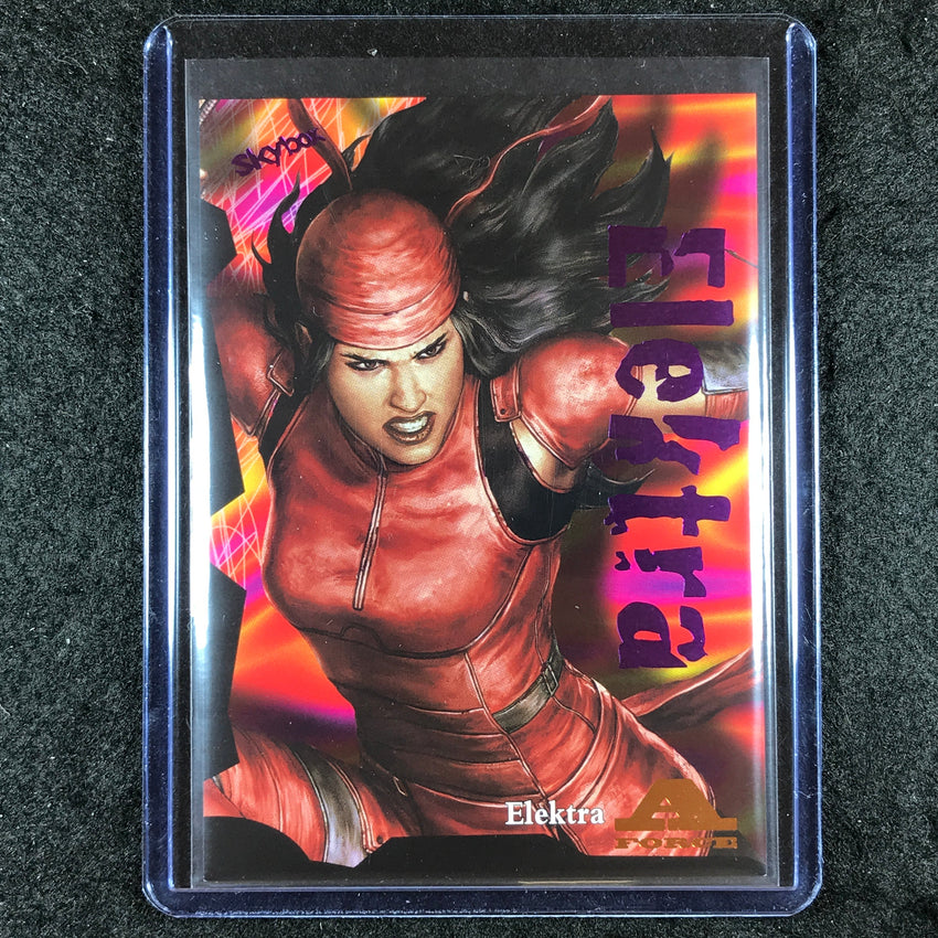 2024 Marvel Metal Universe Avengers ELEKTRA A-Force Mighty 39/63 #36