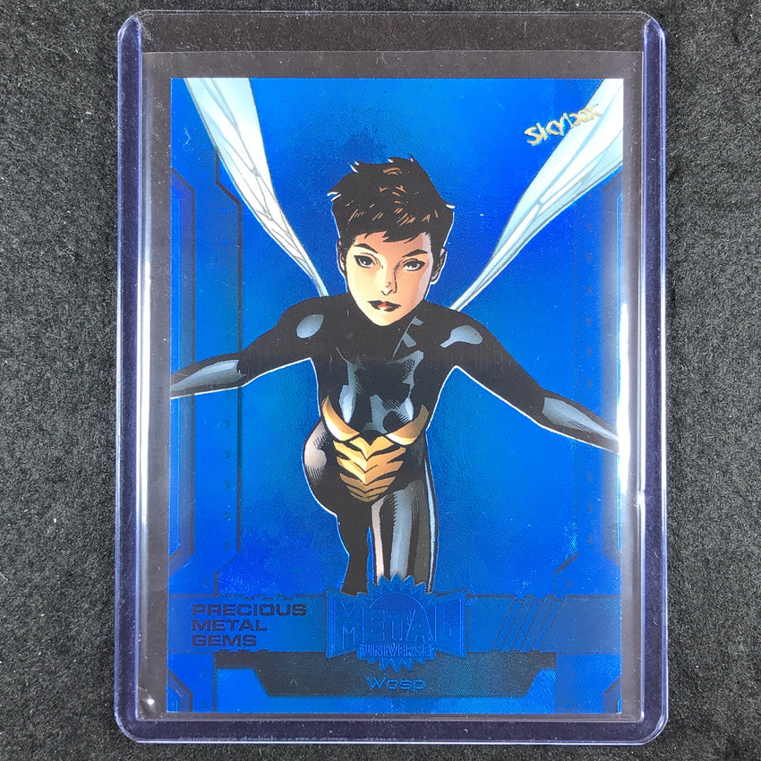 2024 Marvel Metal Universe Avengers WASP Precious Metal Gems Blue 42/50 #1