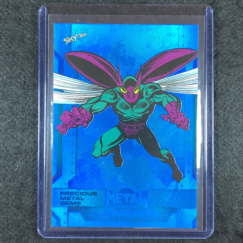 2024 Marvel Metal Universe Avengers BEETLE Precious Metal Gems Blue 50/50 #192