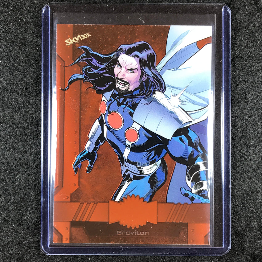 2024 Marvel Metal Universe Avengers GRAVITON Base Orange FX 25/25 #10