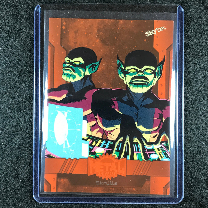 2024 Marvel Metal Universe Avengers SKRULLS Base Orange FX 11/25 #109