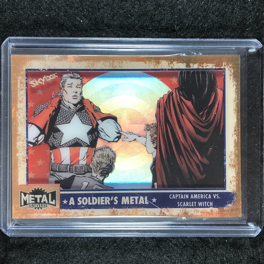 2024 Marvel Metal Universe Avengers SCARLET WITCH A Soldier's Metal #20