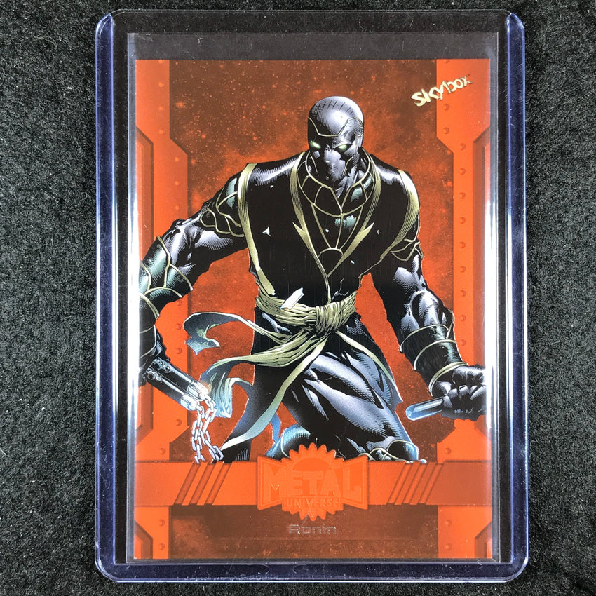 2024 Marvel Metal Universe Avengers RONIN Base Orange FX 18/25 #149