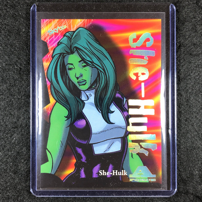 2024 Marvel Metal Universe Avengers SHE-HULK A-Force Rave Gold 10/25 #1