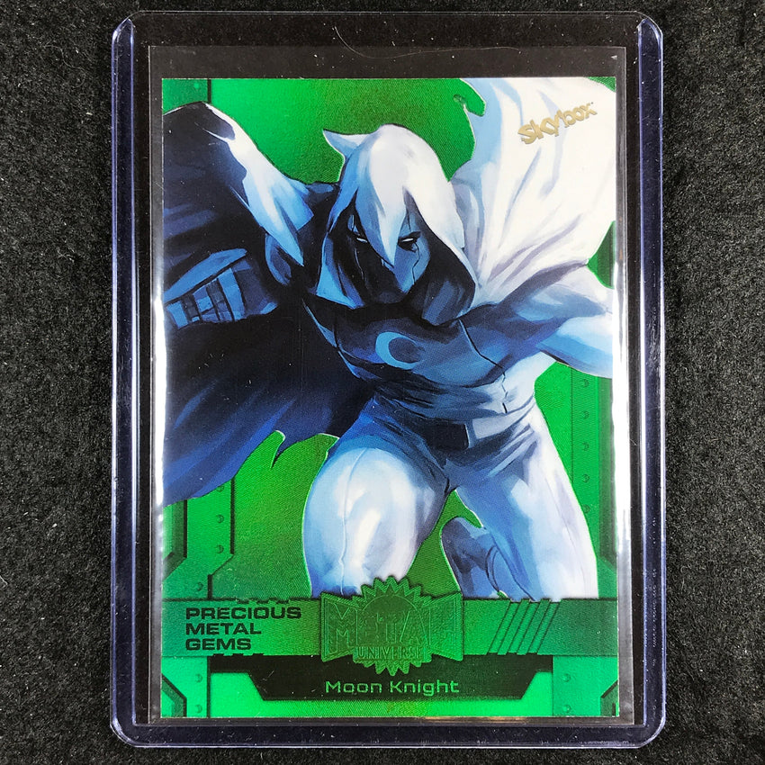 2024 Marvel Metal Universe Avengers MOON KNIGHT Precious Metal Gems Green 9/10