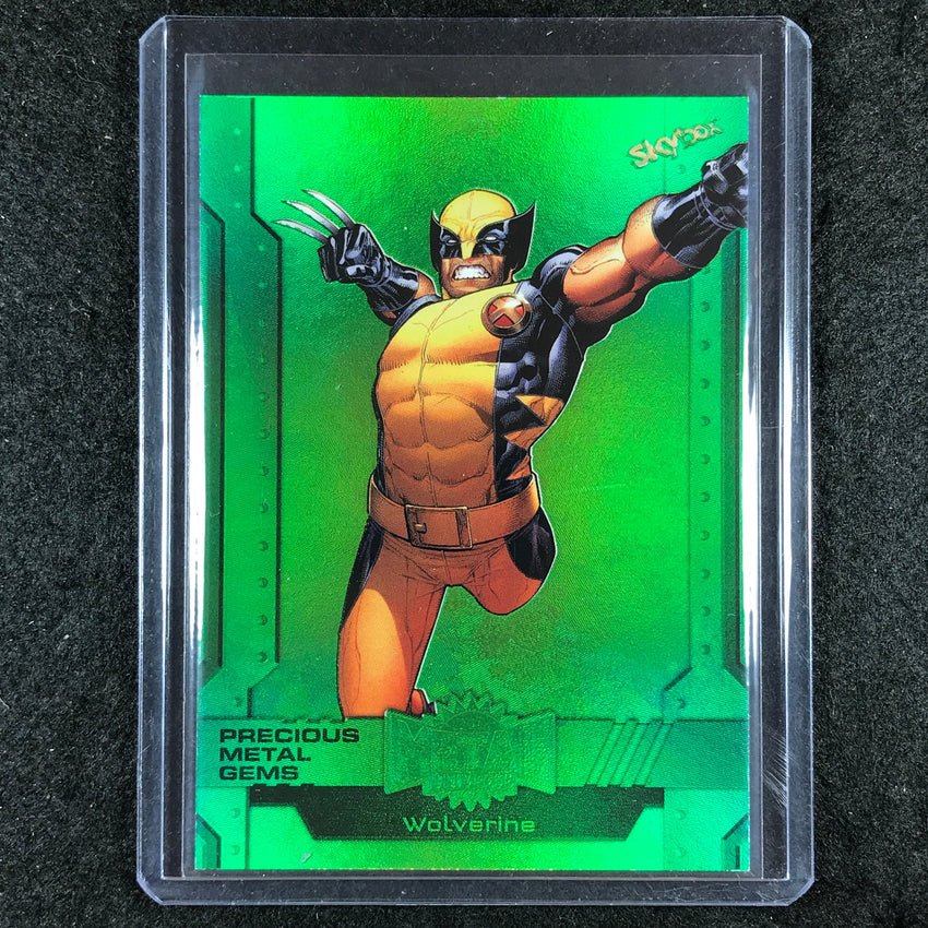 2024 Marvel Metal Universe Avengers WOLVERINE Precious Metal Gem Green 1/10 #168