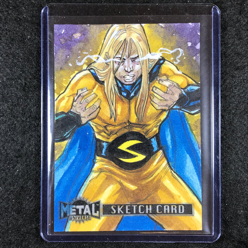 2024 Marvel Metal Universe Avengers SENTRY Artist Sketch 1/1 LEON BRAOJOS