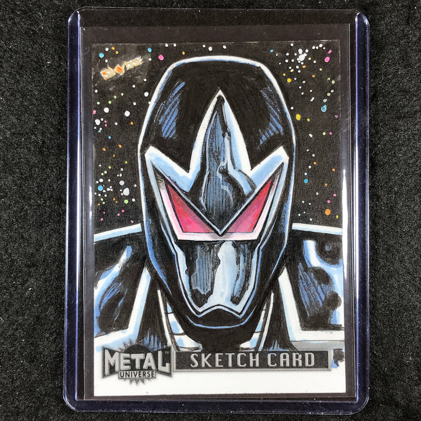 2024 Marvel Metal Universe Avengers DARKHAWK Artist Sketch 1/1 JASON JENKINS