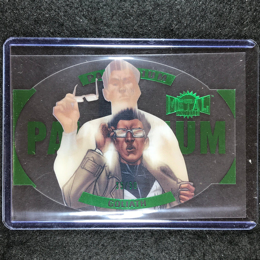 2024 Marvel Metal Universe Avengers GOLIATH Palladium Emerald 35/50 #28