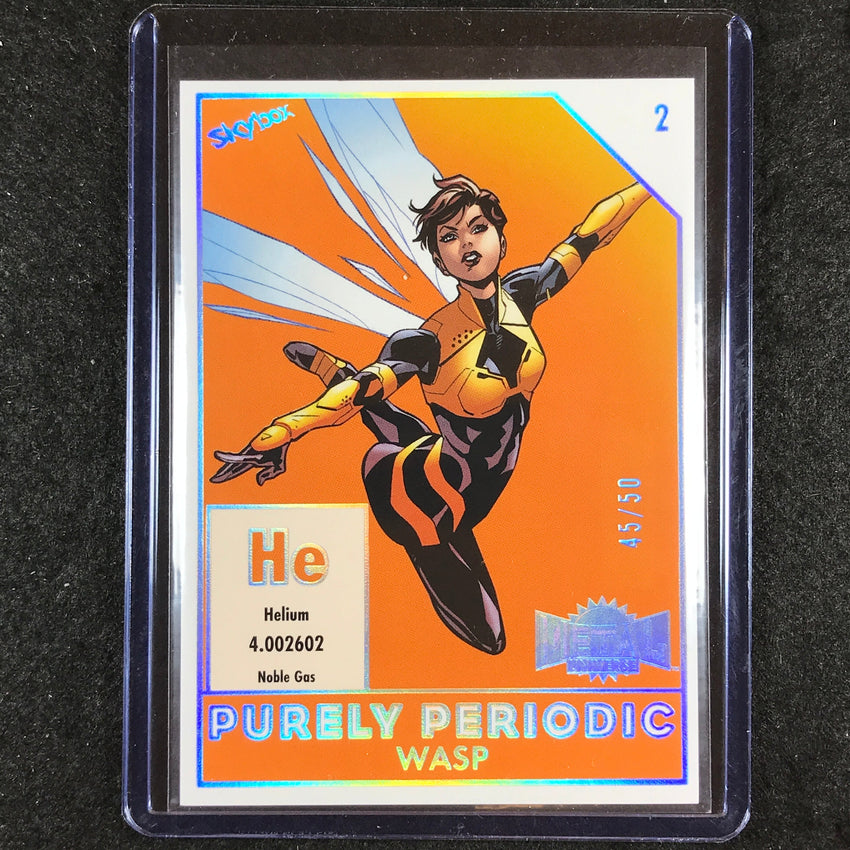 2024 Marvel Metal Universe Avengers WASP Purely Periodic 45/50 #2