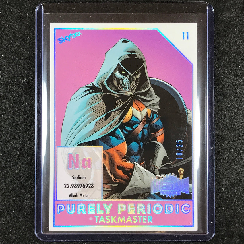 2024 Marvel Metal Universe Avengers TASKMASTER Purely Periodic 10/25 #11