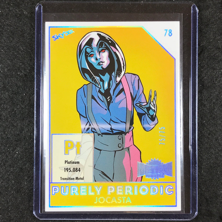 2024 Marvel Metal Universe Avengers JOCASTA Purely Periodic 75/75 #78