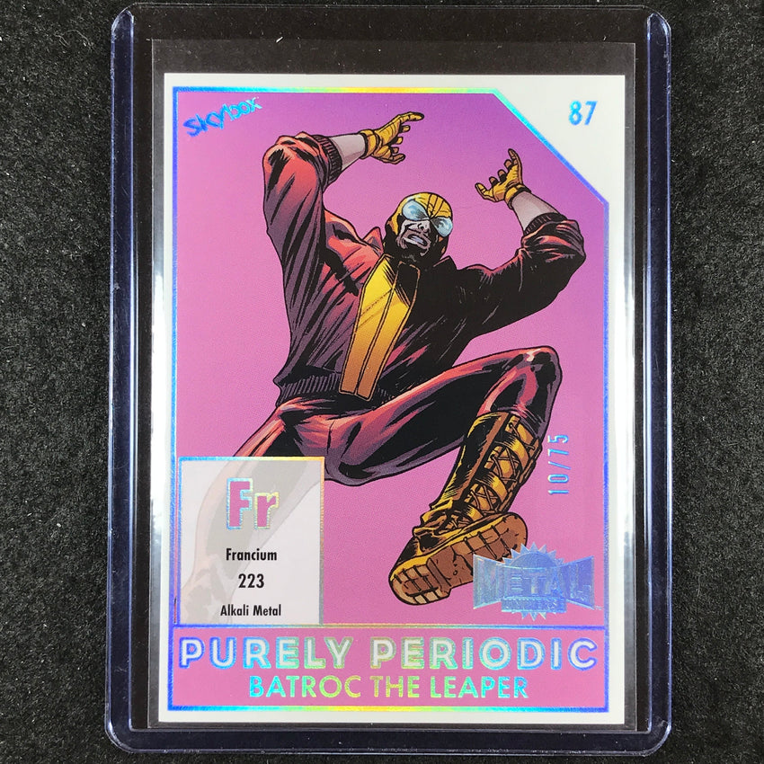 2024 Marvel Metal Universe Avengers BATROC THE LEAPER Purely Periodic 10/75 #87