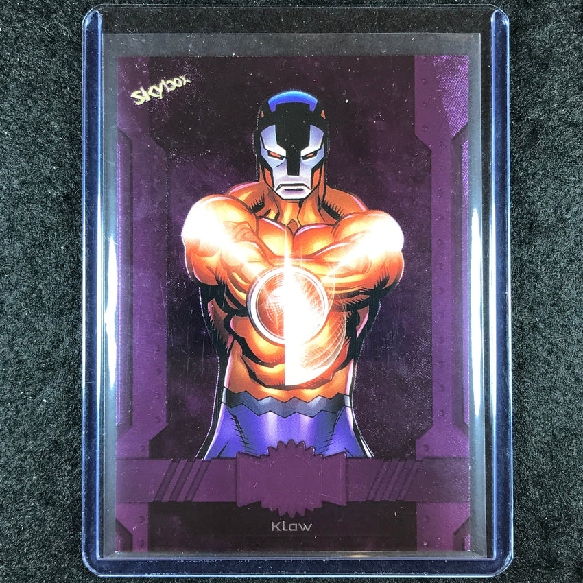2024 Marvel Metal Universe Avengers KLAW Base Purple FX 38/199 #2