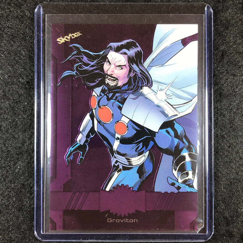 2024 Marvel Metal Universe Avengers GRAVITON Base Purple FX 12/199 #10