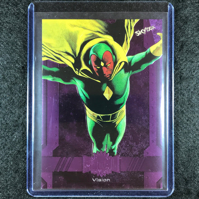2024 Marvel Metal Universe Avengers VISION Base Purple FX 161/199 #17