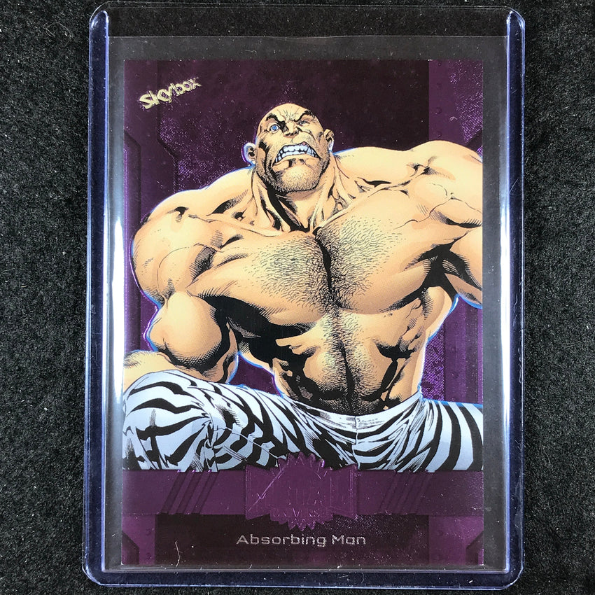 2024 Marvel Metal Universe Avengers ABSORBING MAN Base Purple FX 19/199 #20