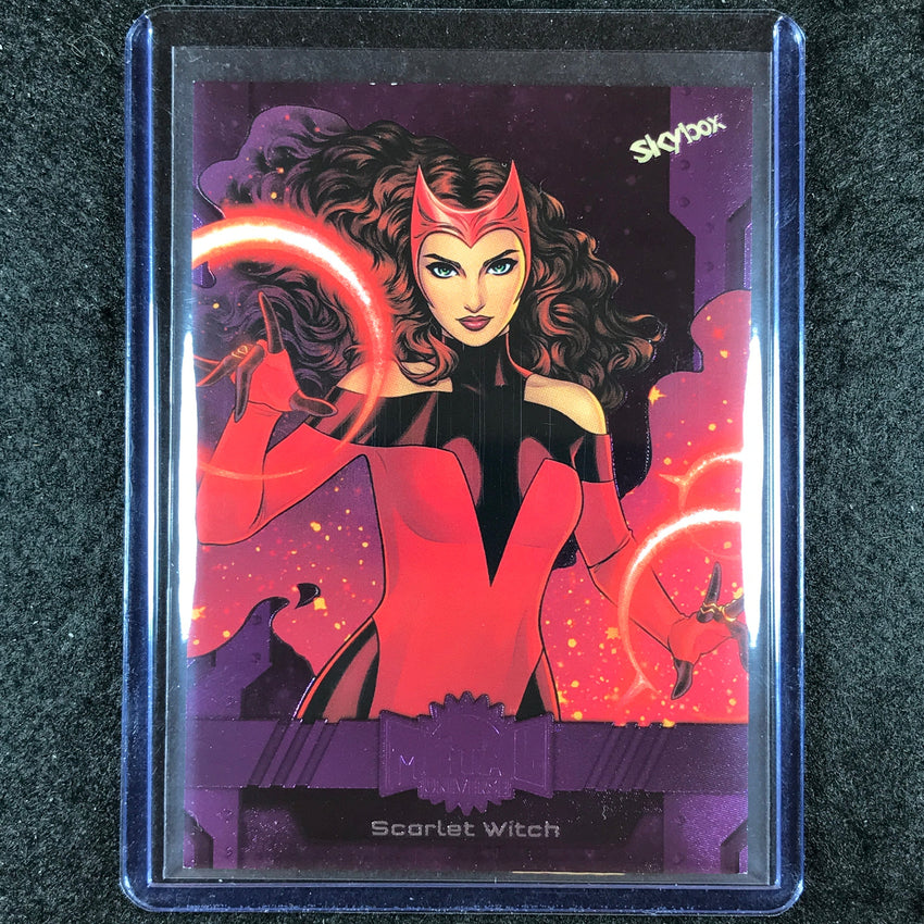 2024 Marvel Metal Universe Avengers SCARLET WITCH Base Purple FX 145/199 #21