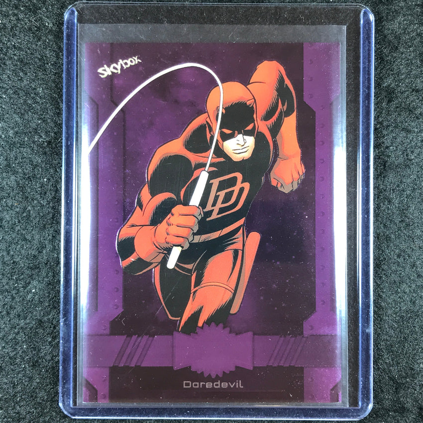 2024 Marvel Metal Universe Avengers DAREDEVIL Base Purple FX 62/199 #39