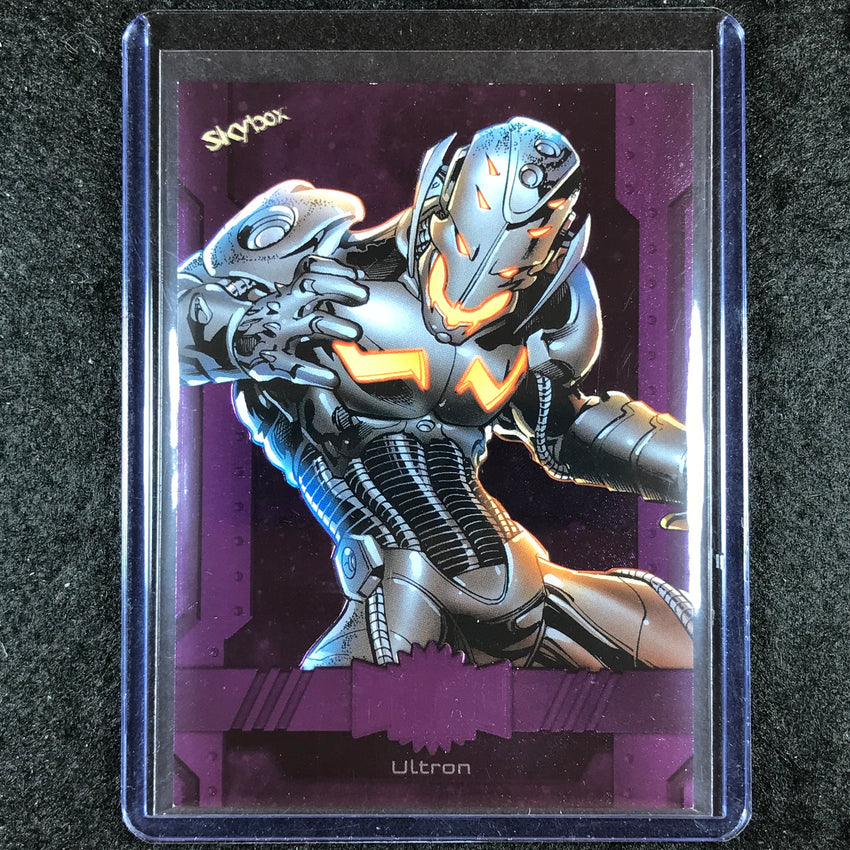 2024 Marvel Metal Universe Avengers ULTRON Base Purple FX 99/199 #48