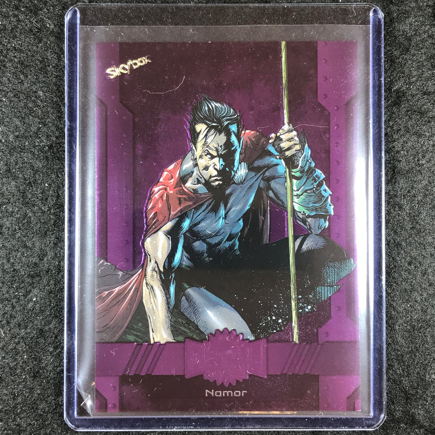 2024 Marvel Metal Universe Avengers NAMOR Base Purple FX 73/199 #62