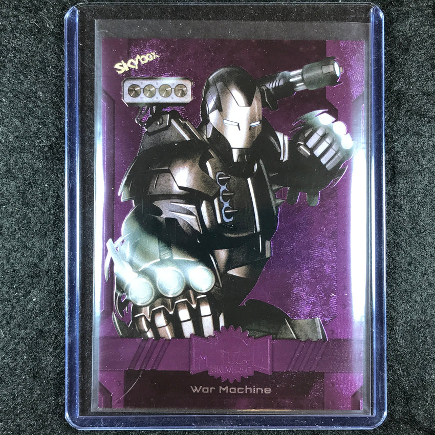 2024 Marvel Metal Universe Avengers WAR MACHINE Base Purple FX 38/199 #71