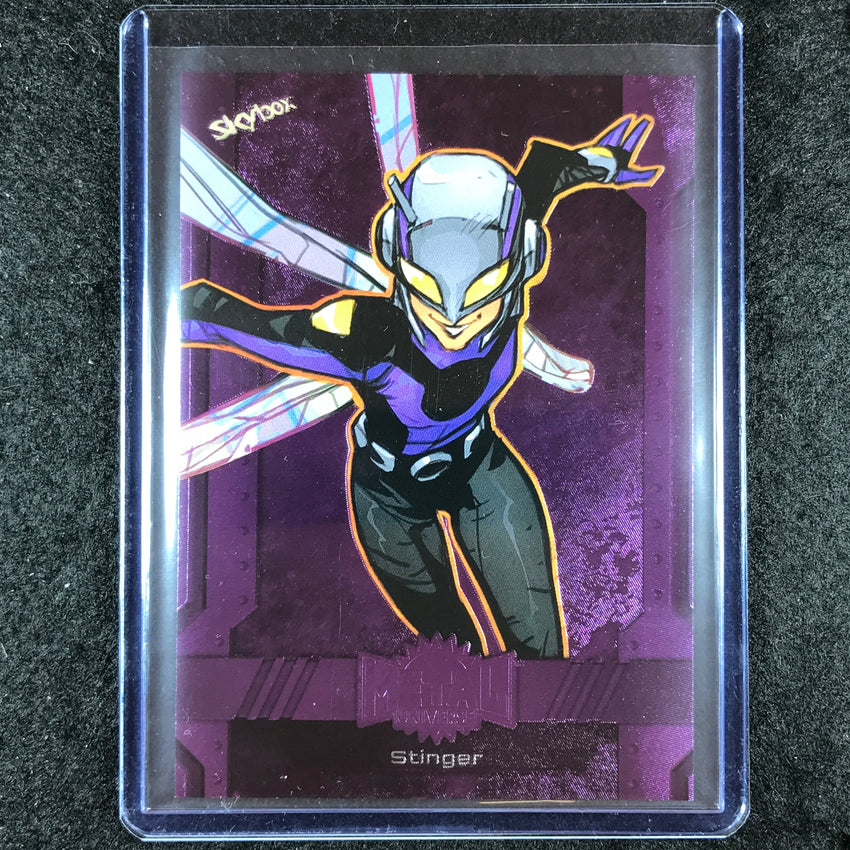 2024 Marvel Metal Universe Avengers STINGER Base Purple FX 97/199 #73