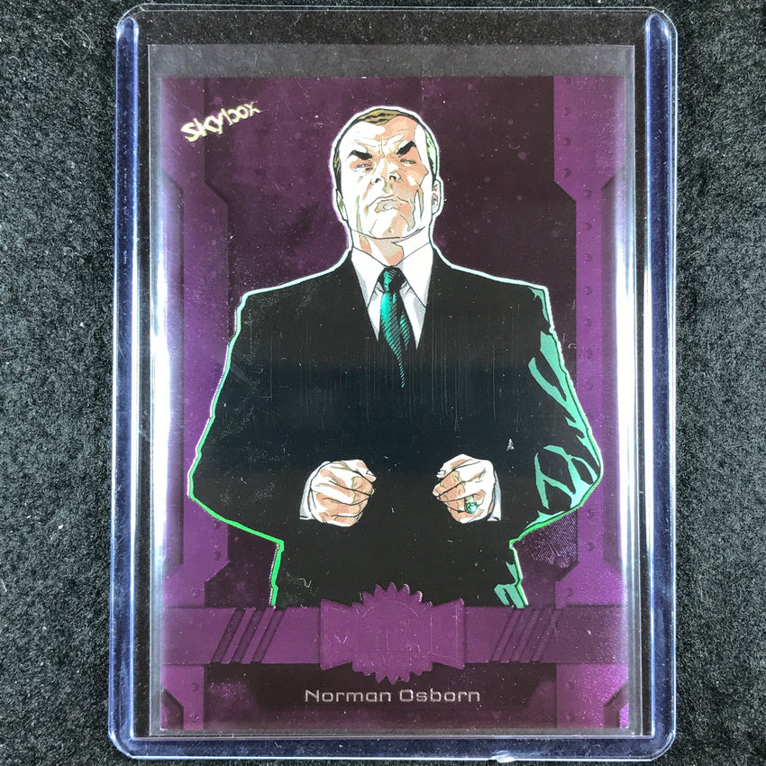 2024 Marvel Metal Universe Avengers NORMAN OSBORN Base Purple FX 84/199 #75