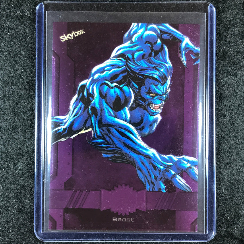 2024 Marvel Metal Universe Avengers BEAST Base Purple FX 34/199 #76