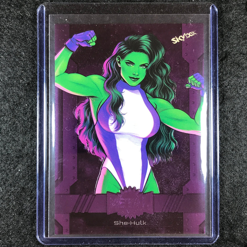 2024 Marvel Metal Universe Avengers SHE-HULK Base Purple FX 78/199 #77