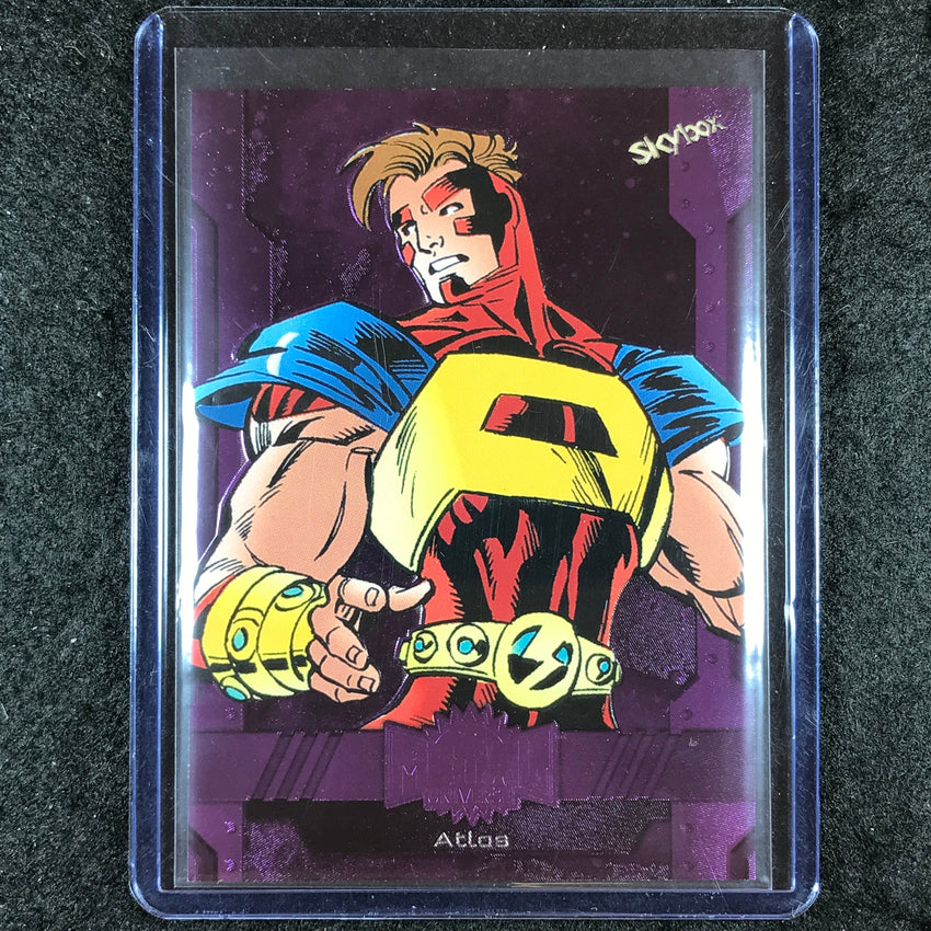 2024 Marvel Metal Universe Avengers ATLAS Base Purple FX 58/199 #81