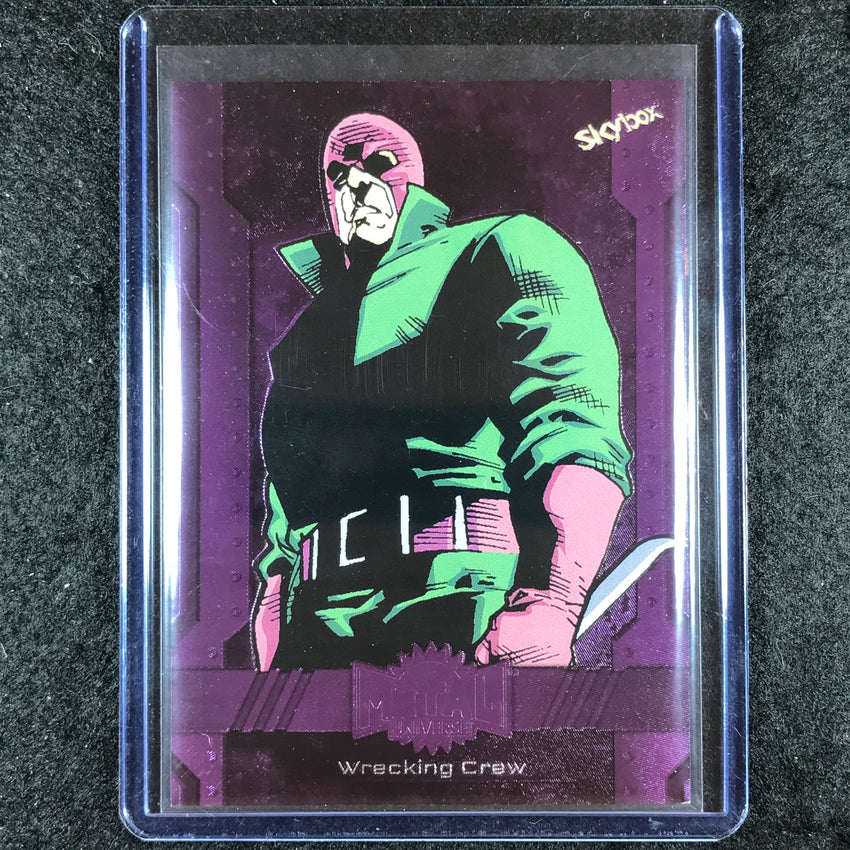2024 Marvel Metal Universe Avengers WRECKING CREW Base Purple FX 77/199 #91