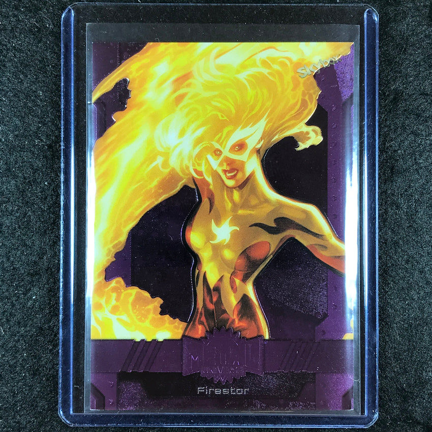 2024 Marvel Metal Universe Avengers FIRESTAR Base Purple FX 129/199 #93