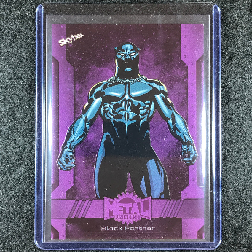 2024 Marvel Metal Universe Avengers BLACK PANTHER Base Purple FX 104/199 #108