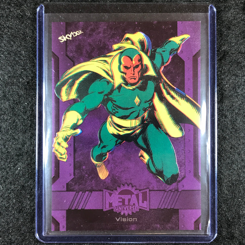 2024 Marvel Metal Universe Avengers VISION Base Purple FX 135/199 #117