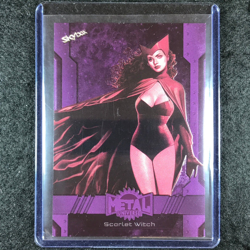 2024 Marvel Metal Universe Avengers SCARLET WITCH Base Purple FX 37/199 #121