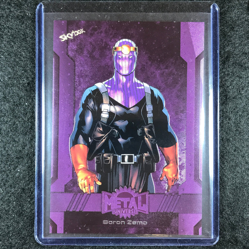 2024 Marvel Metal Universe Avengers BARON ZEMO Base Purple FX 137/199 #156