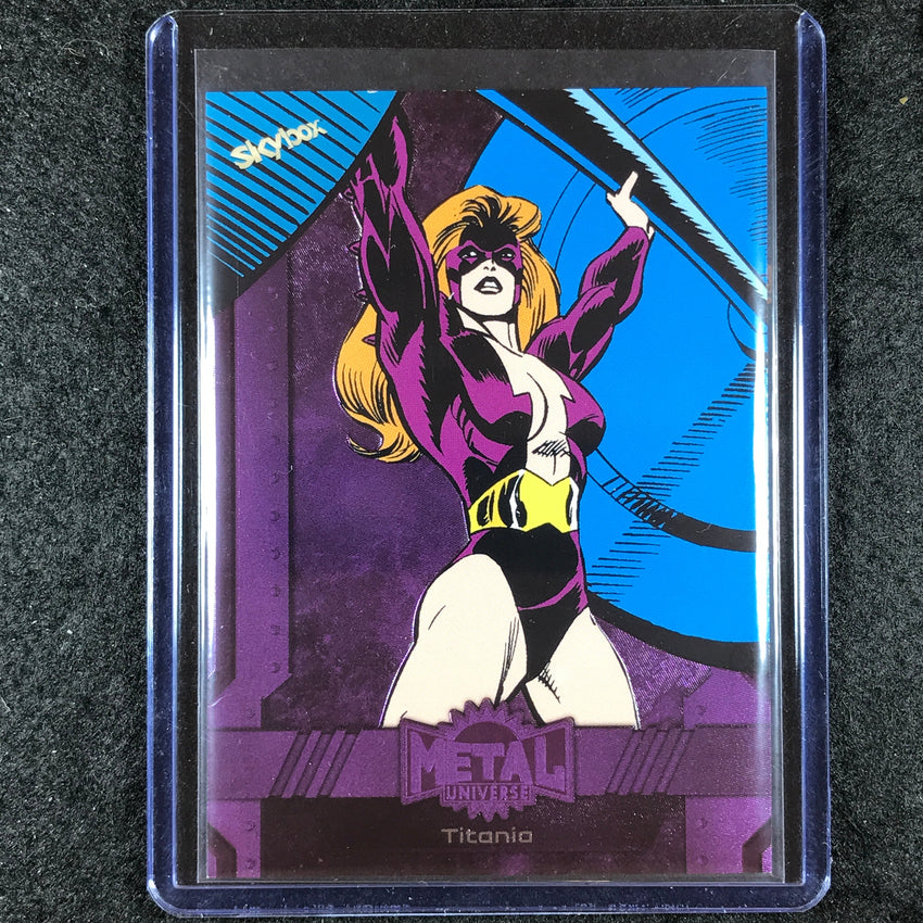 2024 Marvel Metal Universe Avengers TITANIA Base Purple FX 69/199 #165