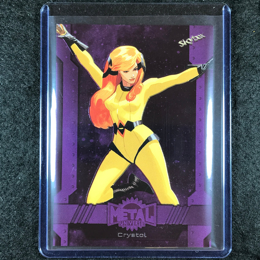 2024 Marvel Metal Universe Avengers CRYSTAL Base Purple FX 165/199 #166